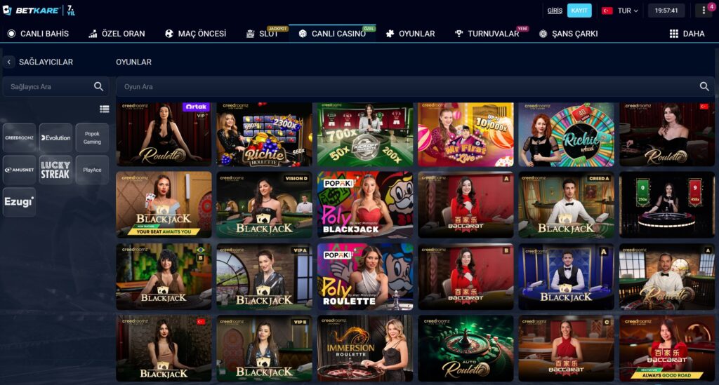 betkare canlı casino